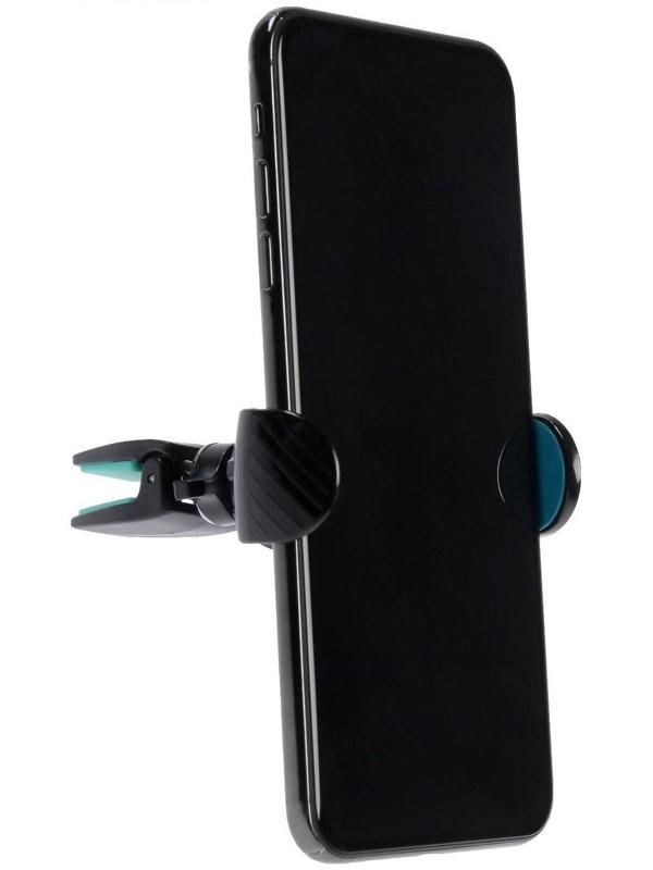 Держатель в дефлектор раздвижной 60 мм - 95 мм на прищепке, синий