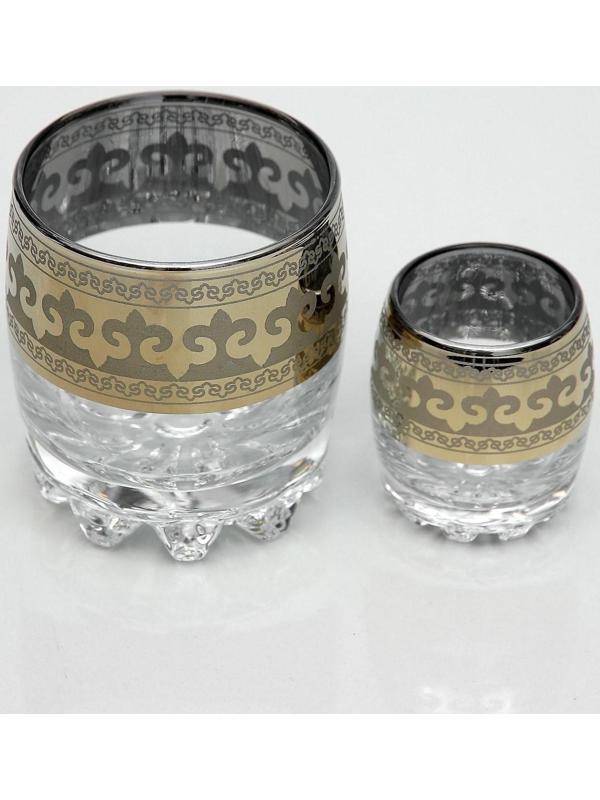 Мини-бар 6 предметов стаканы+стопки, Византия 250/50 мл