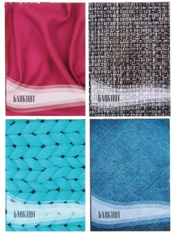 Блокнот А6, 24 листа в клетку на скрепке 