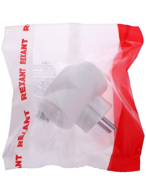 Тройник электрический REXANT, 6 А, без з/к, биметалл, белый