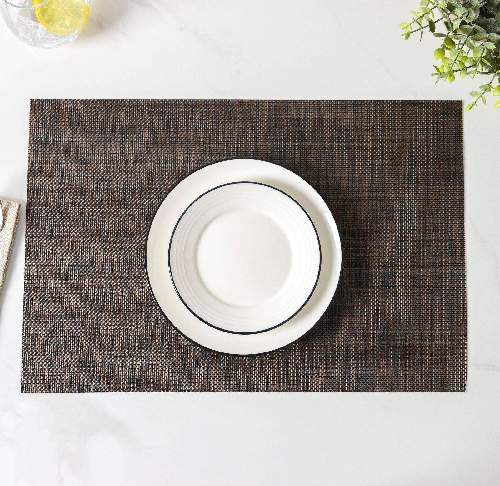 Салфетка сервировочная на стол «Канва», 45×30 см, цвет бежевый