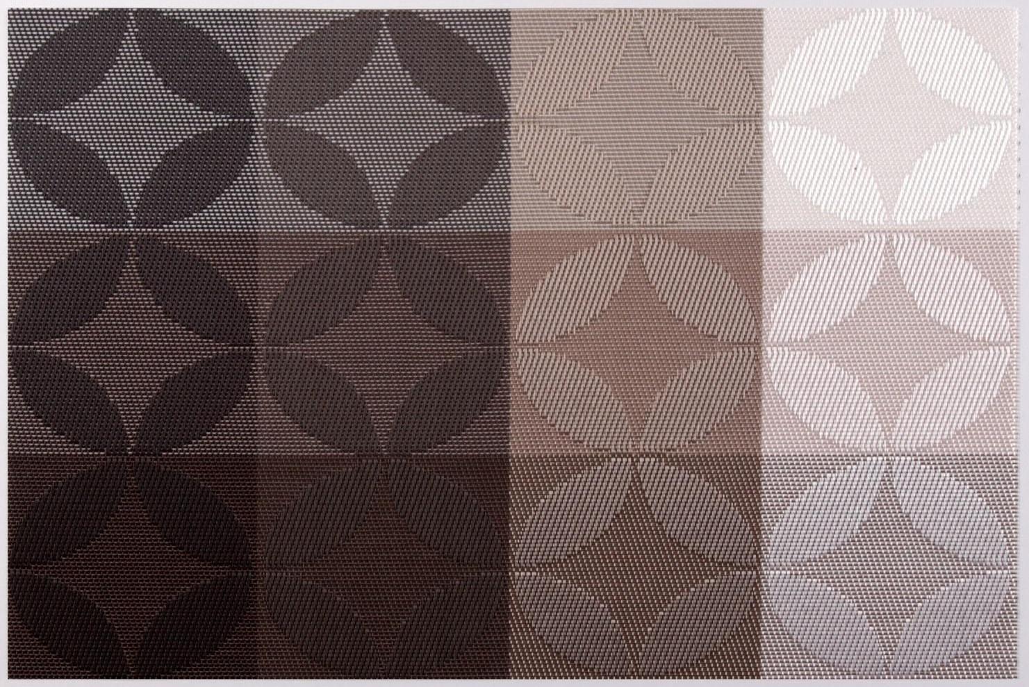 Салфетка сервировочная на стол «Пики», 45×30 см, цвет коричневый