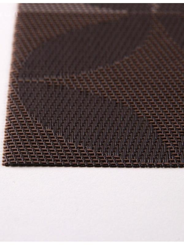 Салфетка сервировочная на стол «Пики», 45×30 см, цвет коричневый