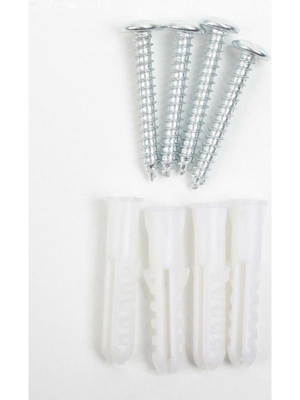 Держатель для уборочного инвентаря с крючками, 26×6×9 см, цвет МИКС