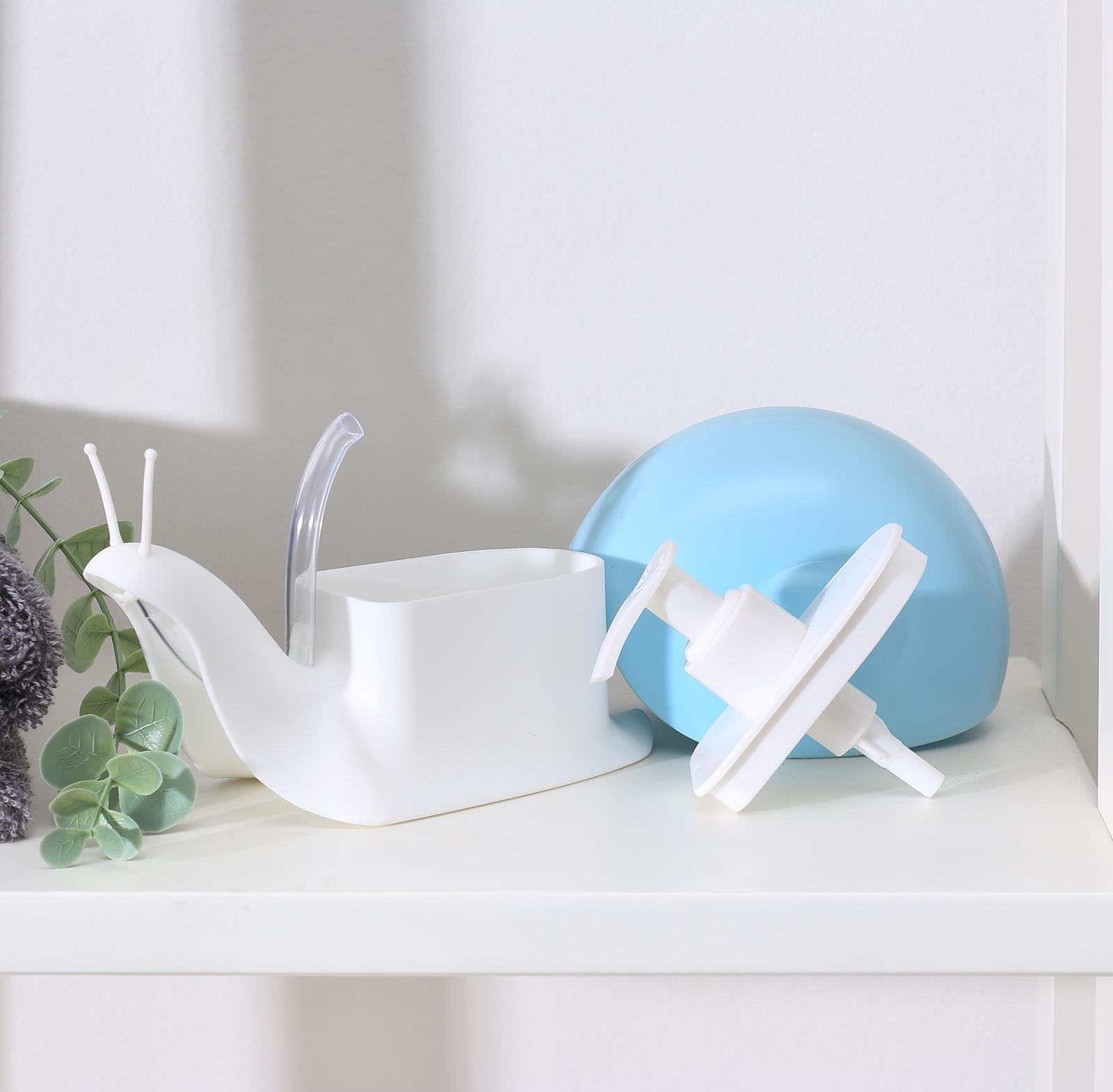 Дозатор для жидкого мыла «Улитка», 120 мл, цвет МИКС