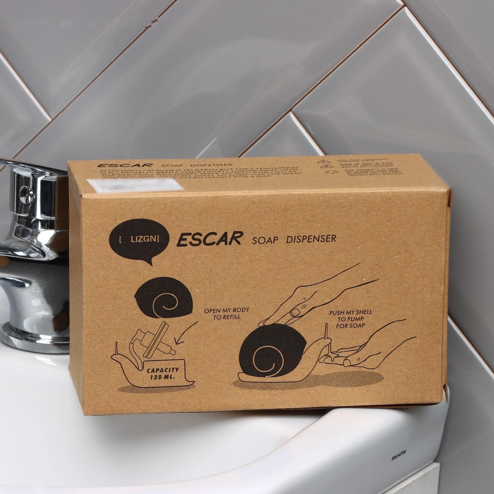 Дозатор для жидкого мыла «Улитка», 120 мл, цвет МИКС