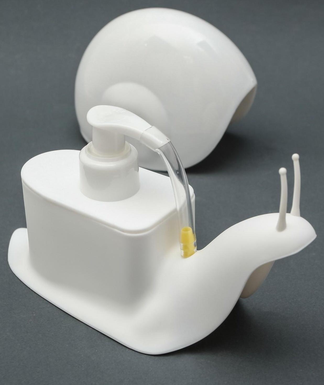 Дозатор для жидкого мыла «Улитка», 120 мл, цвет МИКС