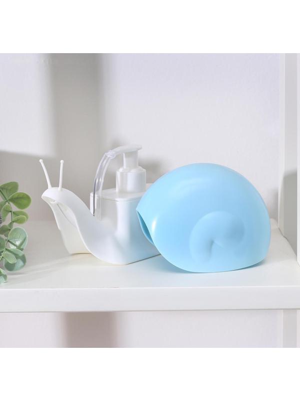 Дозатор для жидкого мыла «Улитка», 120 мл, цвет МИКС