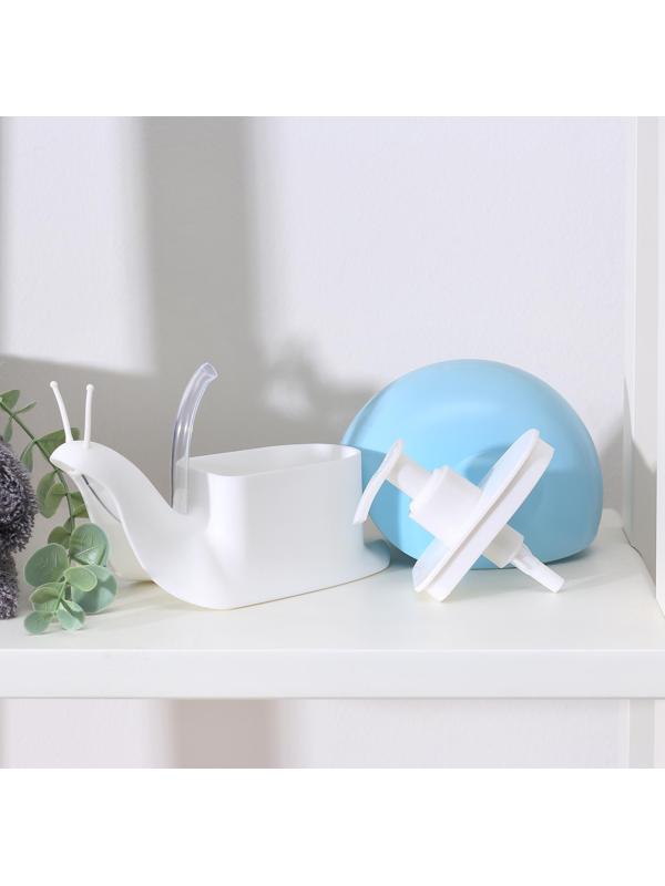 Дозатор для жидкого мыла «Улитка», 120 мл, цвет МИКС