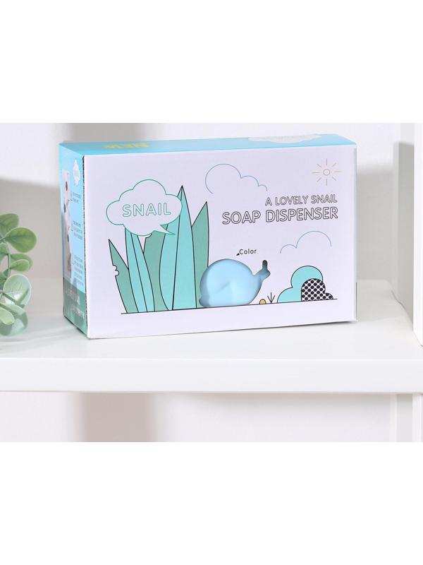 Дозатор для жидкого мыла «Улитка», 120 мл, цвет МИКС