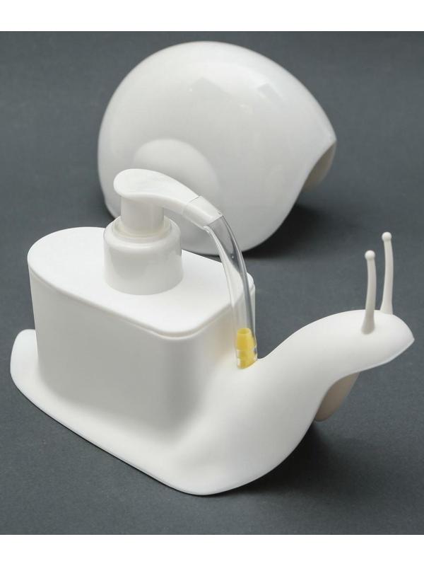 Дозатор для жидкого мыла «Улитка», 120 мл, цвет МИКС