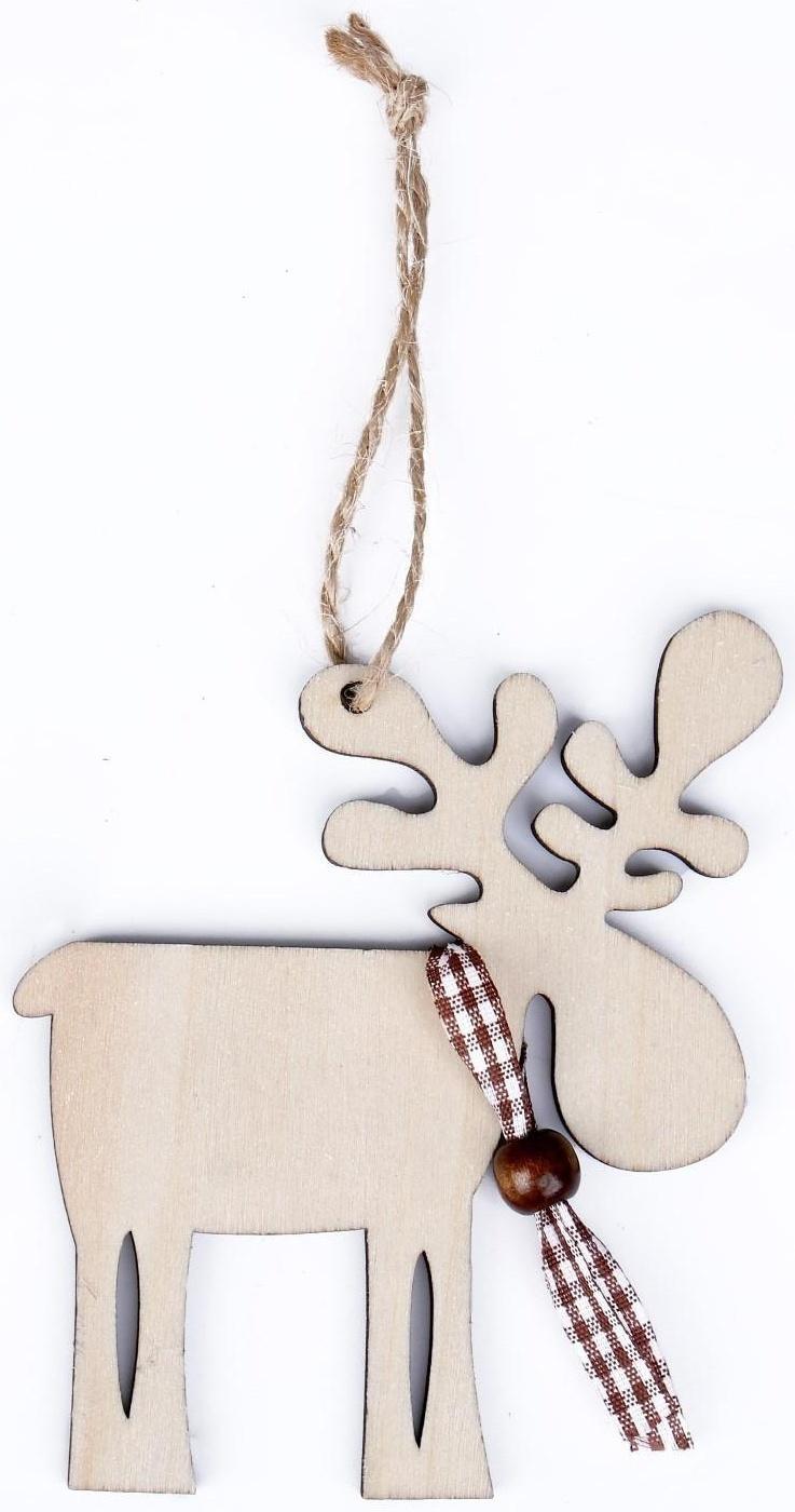 Подвеска новогодняя «Смешной олень», МИКС