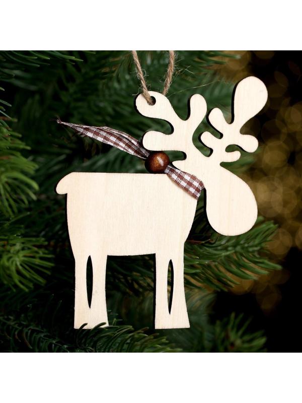 Подвеска новогодняя «Смешной олень», МИКС