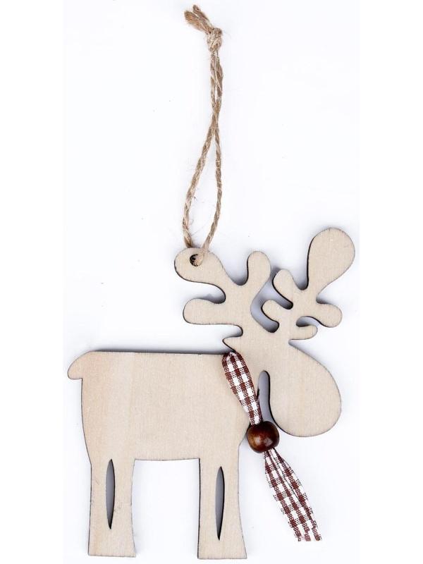 Подвеска новогодняя «Смешной олень», МИКС