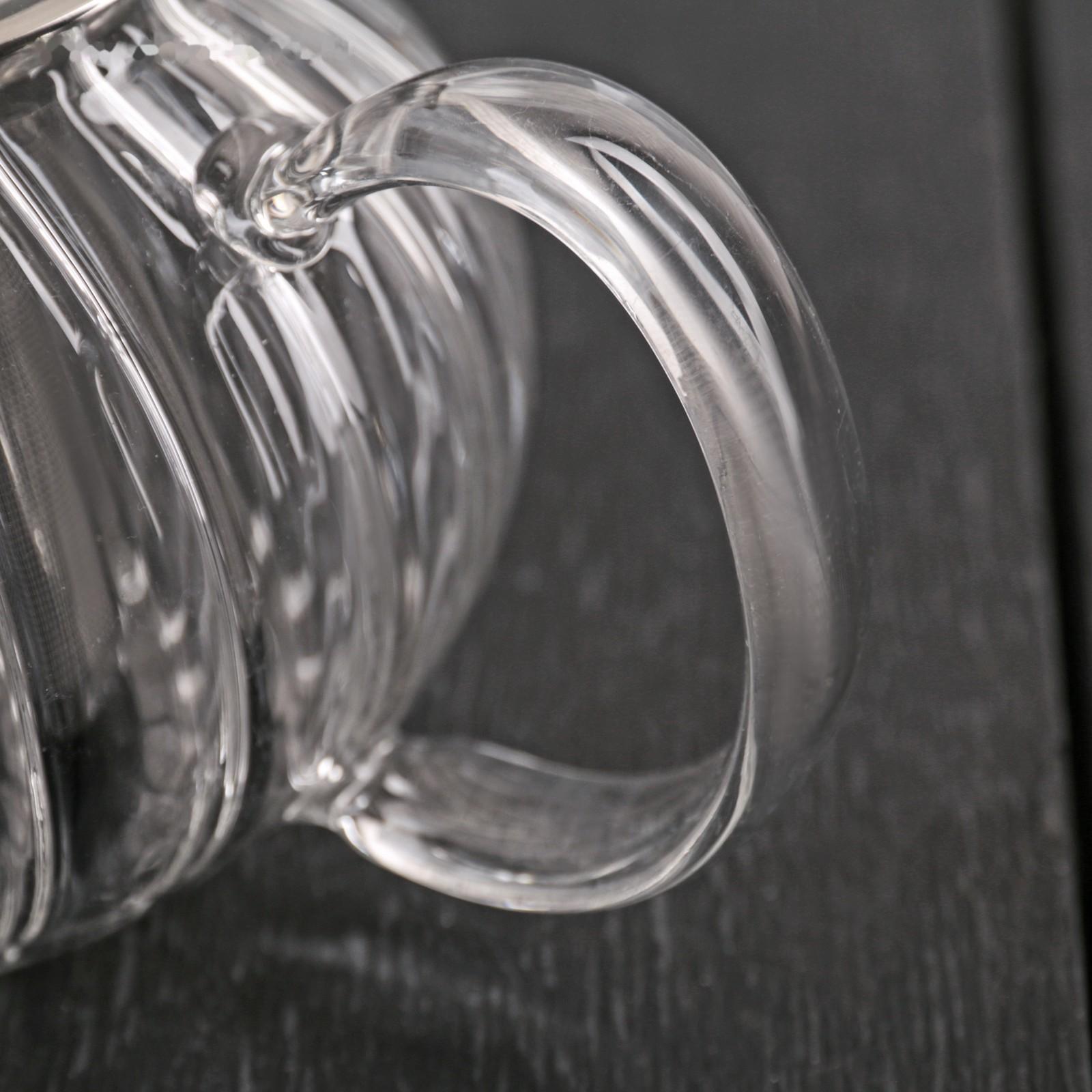 Чайник стеклянный заварочный «Диана», 600 мл, металлическое сито