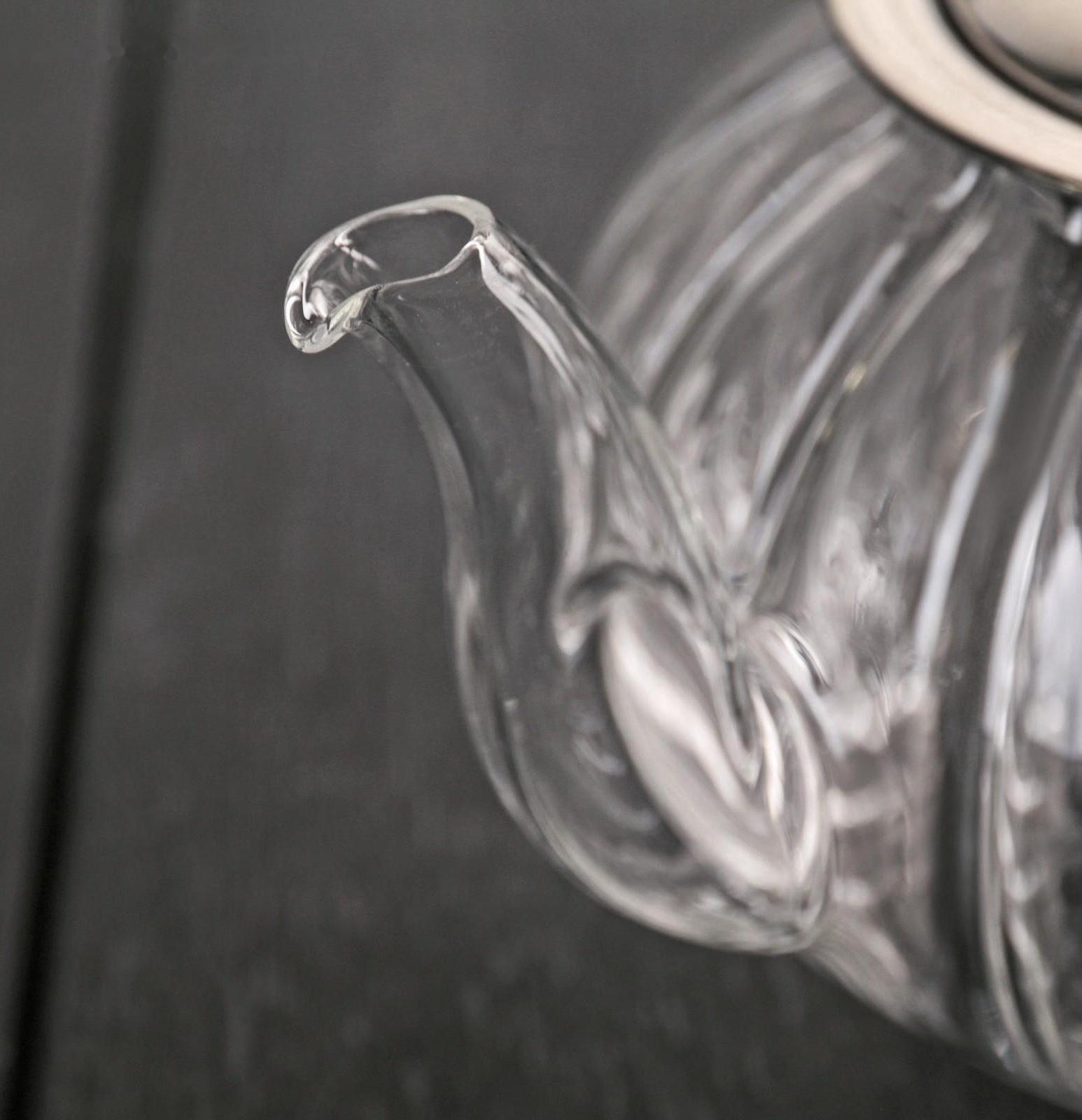 Чайник стеклянный заварочный «Диана», 600 мл, металлическое сито