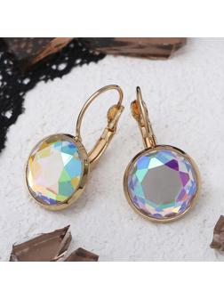 Серьги со стразами 