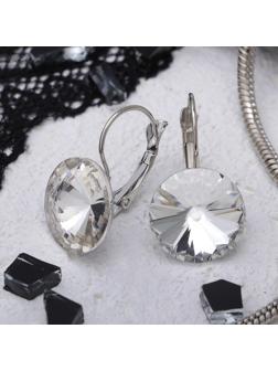 Серьги со стразами 