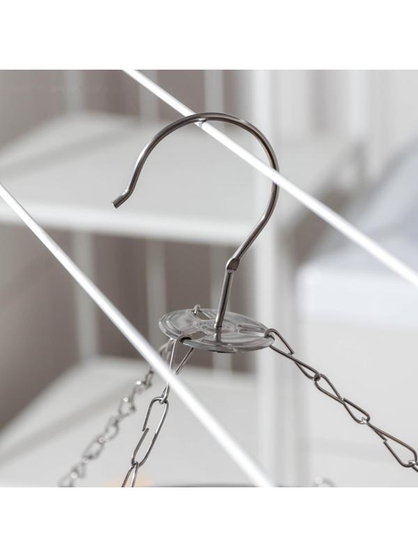 Сушилка для белья подвесная «Стиль», 31×31 см, 15 прищепок