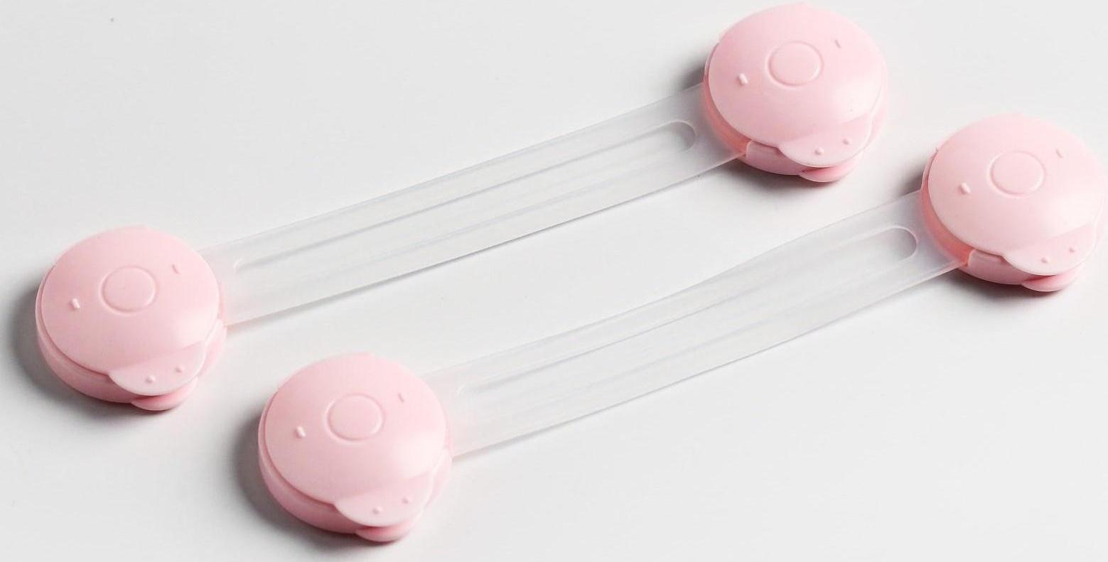 Блокиратор двери универсальный, набор 2 шт., цвета МИКС