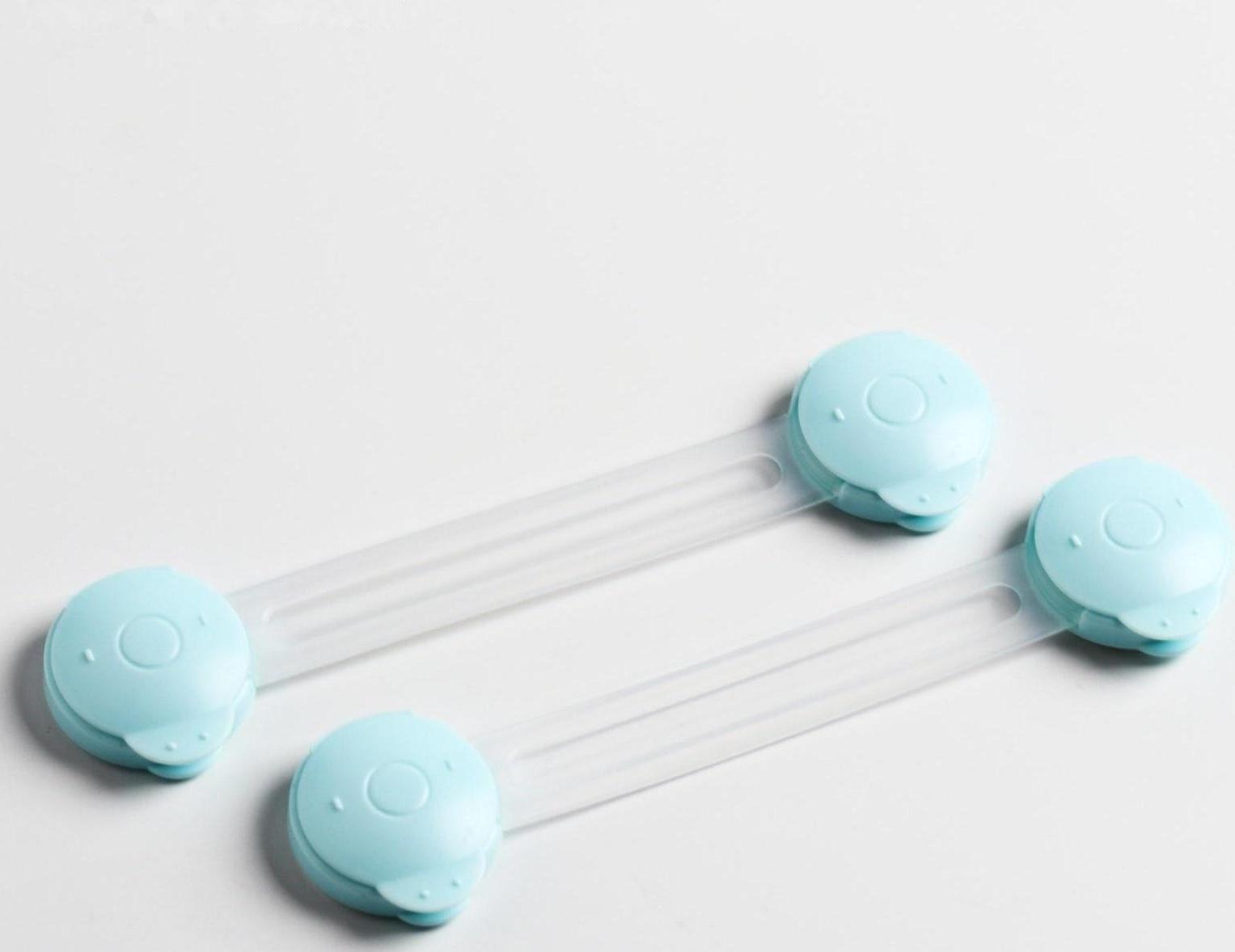 Блокиратор двери универсальный, набор 2 шт., цвета МИКС