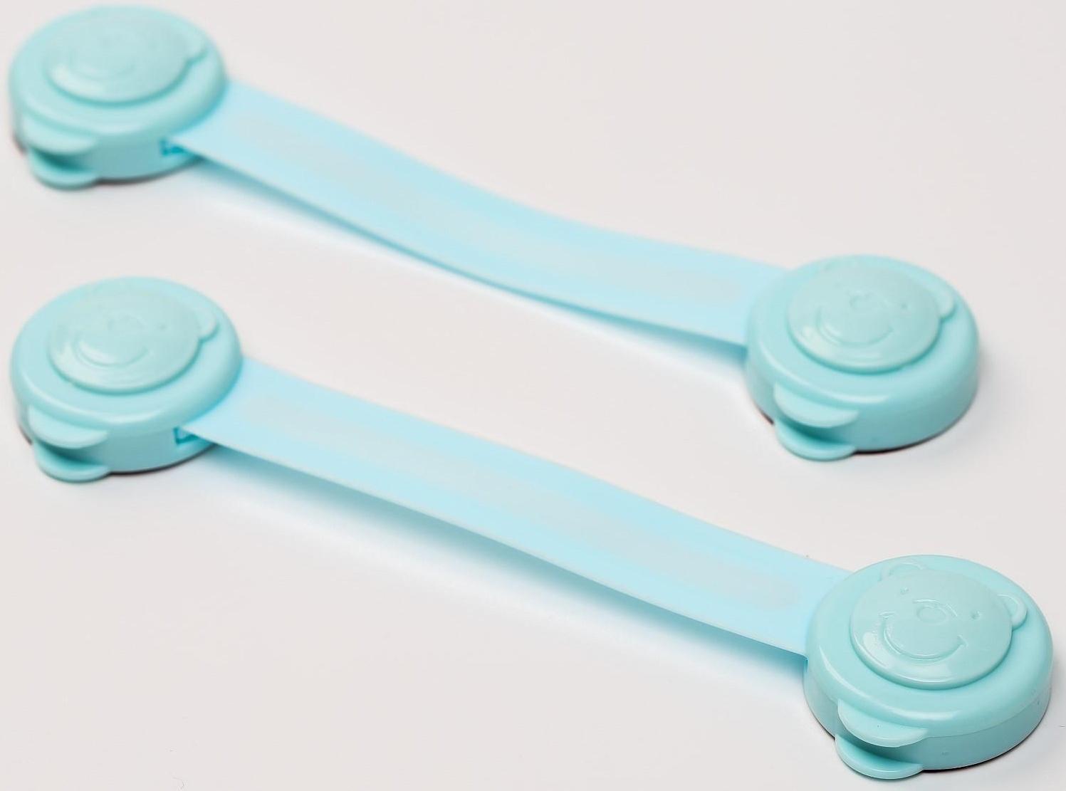 Блокиратор двери универсальный, набор 2 шт., цвета МИКС