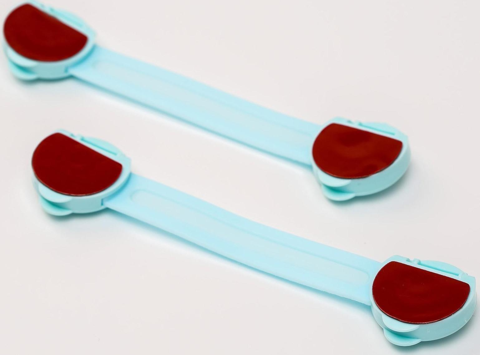 Блокиратор двери универсальный, набор 2 шт., цвета МИКС