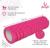 Роллер для йоги 45 х 14 см,  массажный, цвет розовый