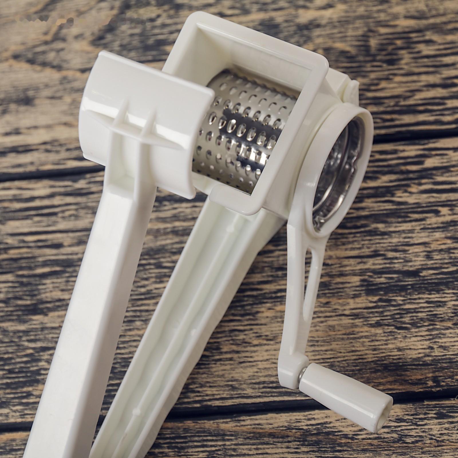 Тёрка барабанного типа «Карусель», 20×5,5×8 см, 3 насадки