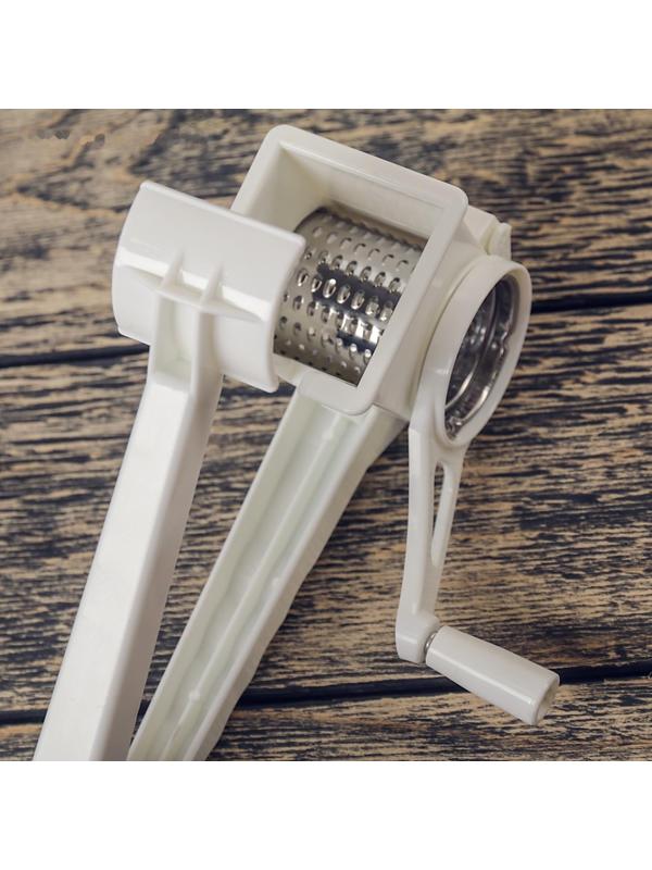 Тёрка барабанного типа «Карусель», 20×5,5×8 см, 3 насадки