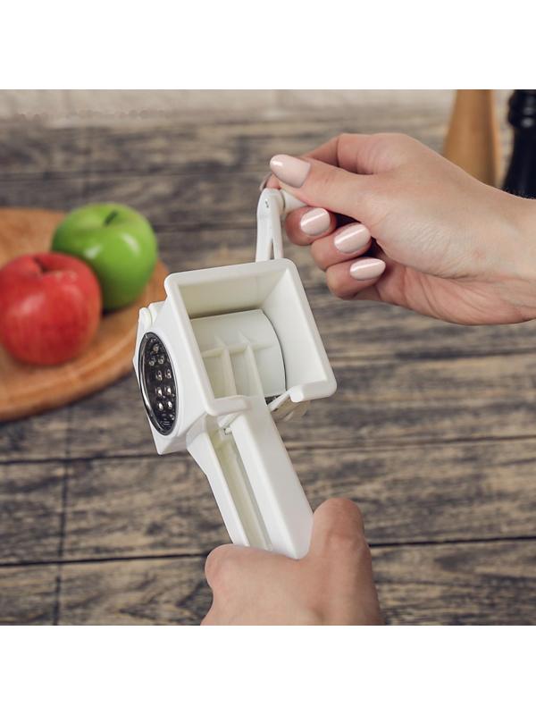 Тёрка барабанного типа «Карусель», 20×5,5×8 см, 3 насадки