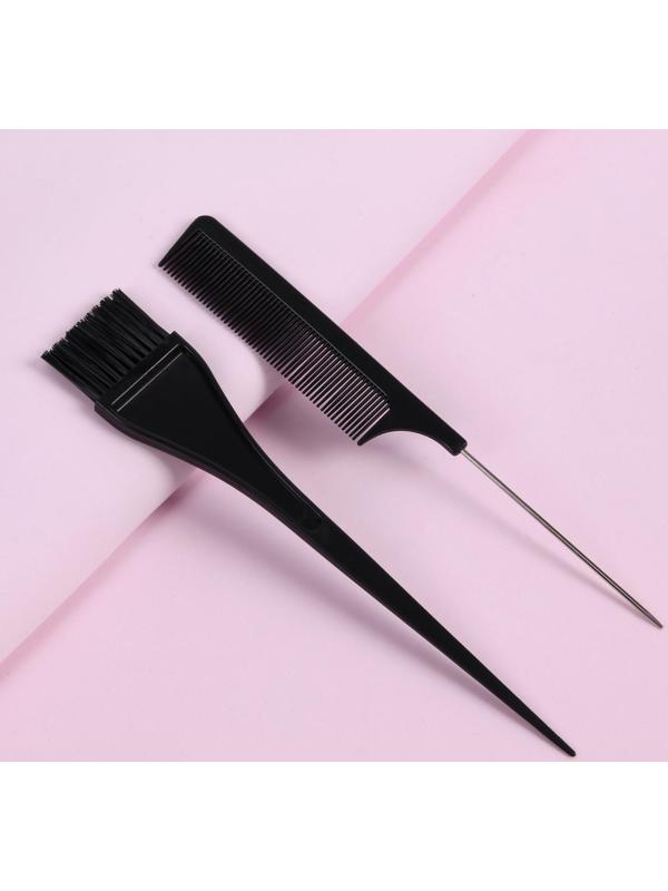 Набор для окрашивания, 2 предмета, цвет чёрный