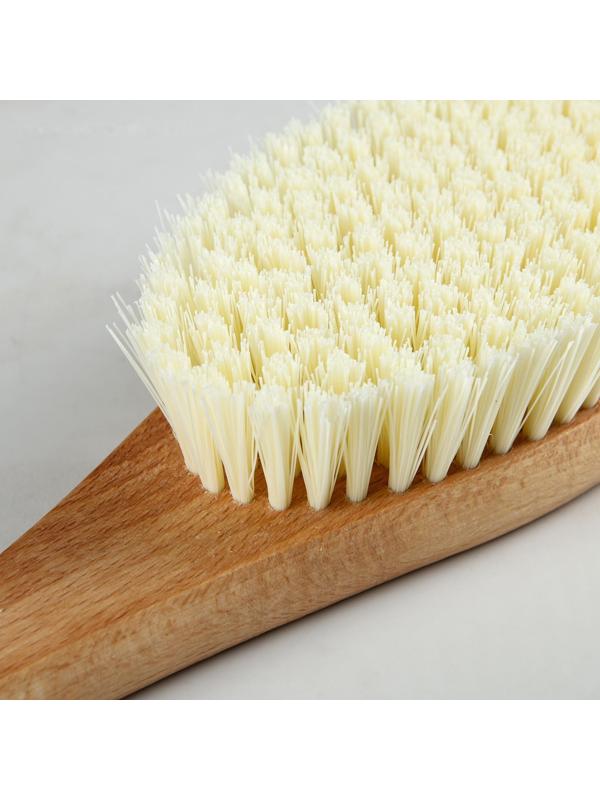 Щётка для сухого массажа, с ручкой, искусственная щетина