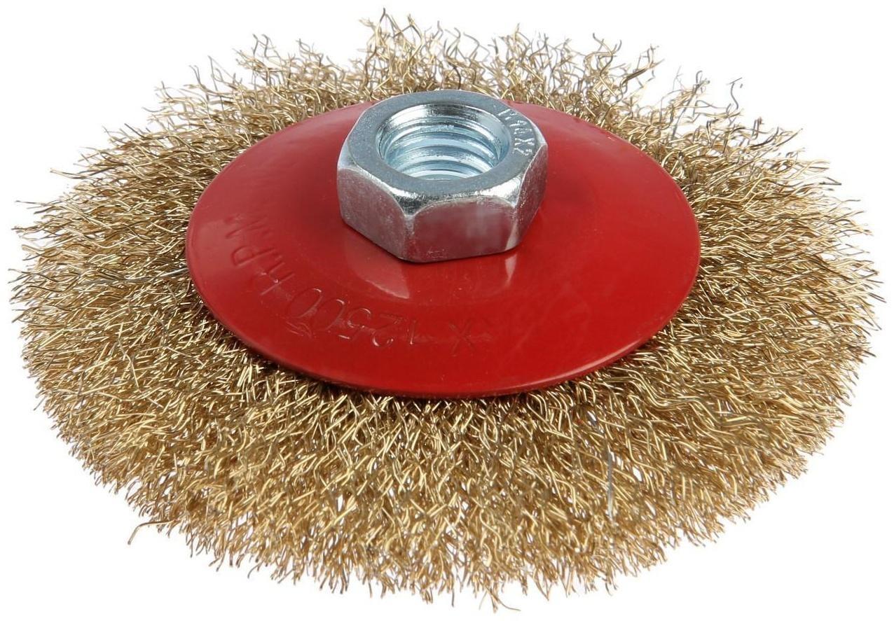 Щетка металлическая для УШМ ЛОМ, 