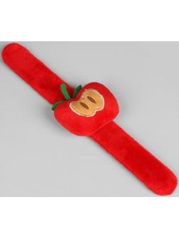 Игольница на браслете «Яблоко», 23 × 6,5 см, цвет красный