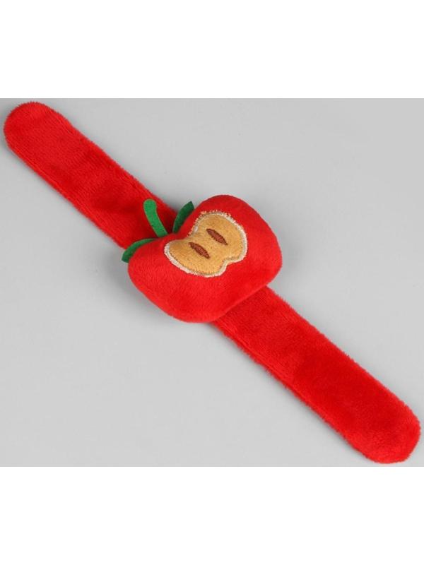 Игольница на браслете «Яблоко», 23 × 6,5 см, цвет красный