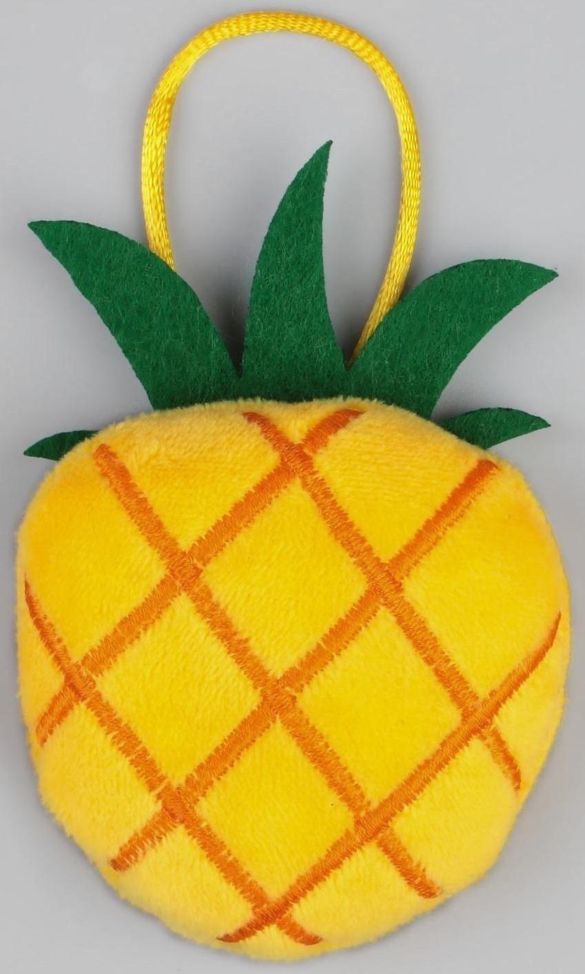 Игольница с петлёй «Ананас», цвет жёлтый