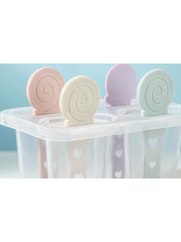 Форма для мороженого «Сладости», 12×11,5×12 см, 4 ячейки, цвет МИКС