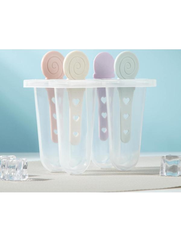 Форма для мороженого «Сладости», 12×11,5×12 см, 4 ячейки, цвет МИКС