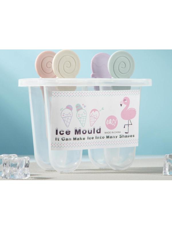 Форма для мороженого «Сладости», 12×11,5×12 см, 4 ячейки, цвет МИКС