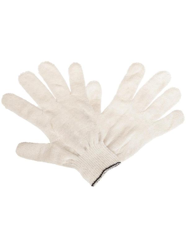 Перчатки, х/б, вязка 10 класс, 4 нити, размер 9, без ПВХ, белые