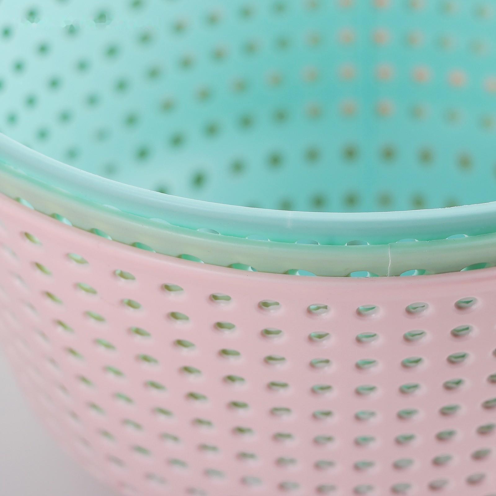 Дуршлаг кухонный «Круги», d=20 см, с крышкой