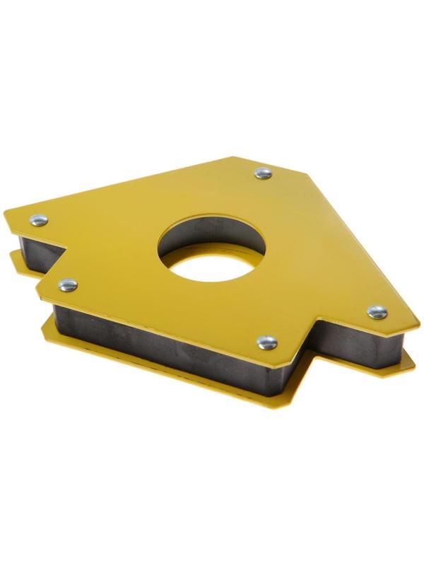 Магнитный угольник для сварки ТУНДРА, 45,90,135°, усилие на отрыв 32 кг