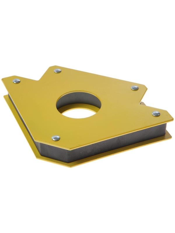 Магнитный угольник для сварки ТУНДРА, 45,90,135°, усилие на отрыв 32 кг