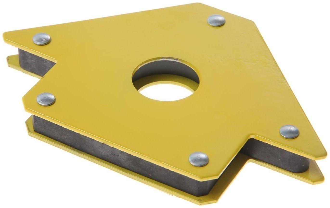 Магнитный угольник для сварки ТУНДРА, 45,90,135°, усилие на отрыв 23 кг