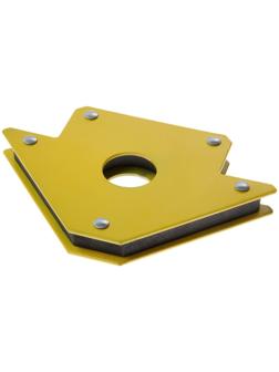 Магнитный угольник для сварки ТУНДРА, 45,90,135°, усилие на отрыв 23 кг