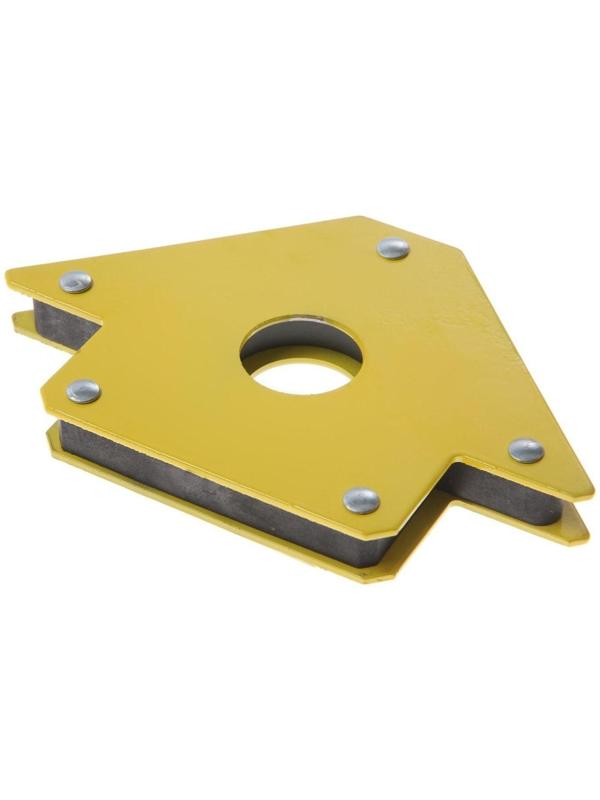 Магнитный угольник для сварки ТУНДРА, 45,90,135°, усилие на отрыв 23 кг