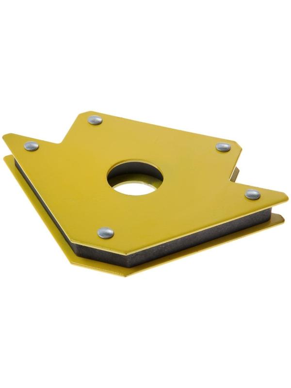 Магнитный угольник для сварки ТУНДРА, 45,90,135°, усилие на отрыв 23 кг