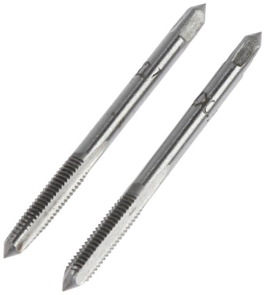 Метчики метрические ручные ТУНДРА, М4 х 0.7 мм, комплект из 2 шт.