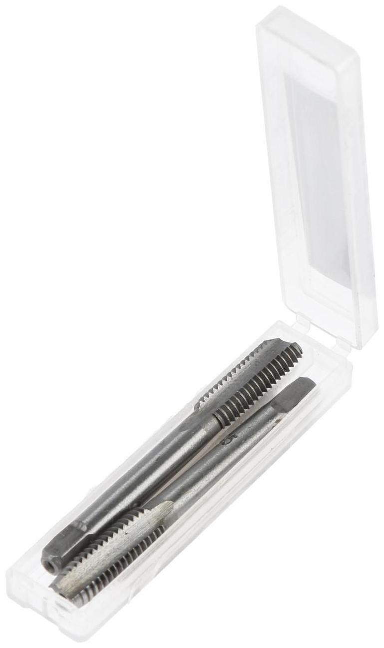 Метчики метрические ручные ТУНДРА, М8 х 1.25 мм, комплект из 2 шт.